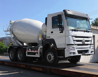 Euro 2 Sinotruk Howo 6x4 Mixer Truck With Tank Body 8 Cubic Meters